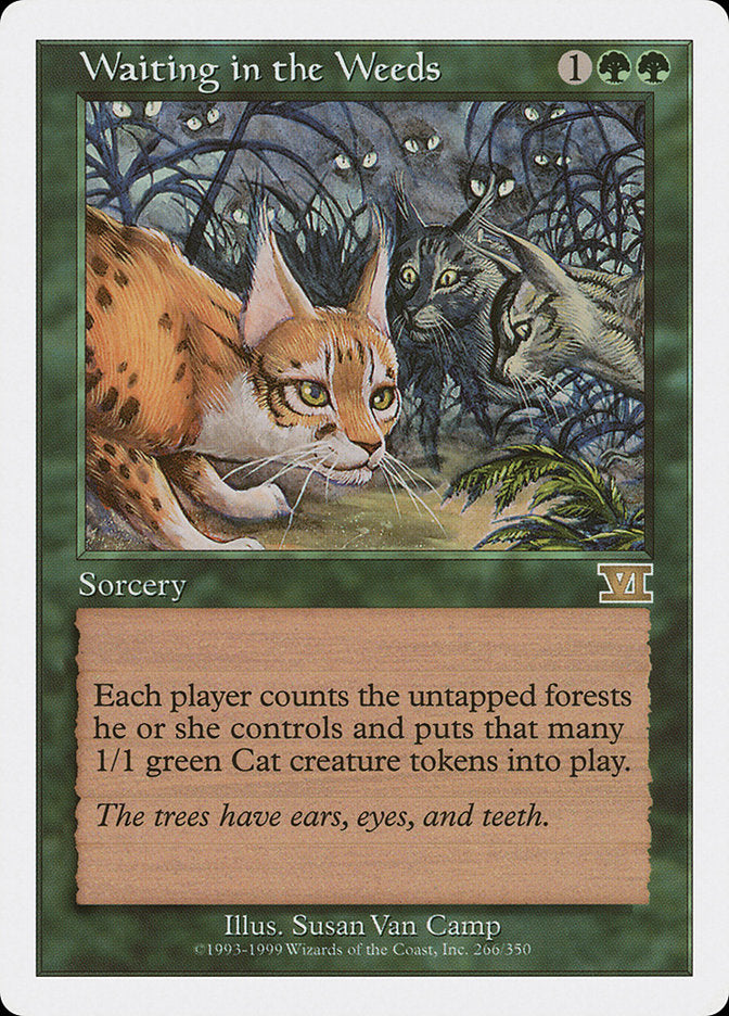 Magic: The Gathering - Waiting in the Weeds - Sixth Edition