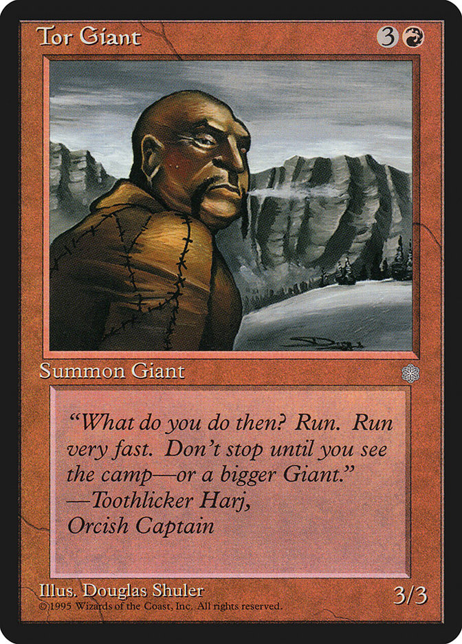 Magic: The Gathering - Tor Giant - Ice Age