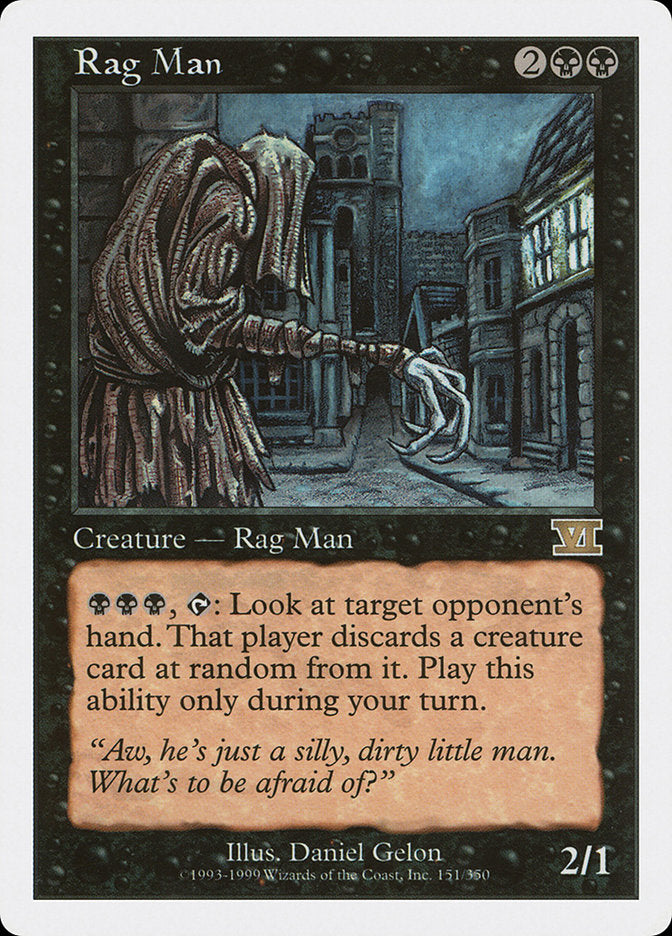 Magic: The Gathering - Rag Man - Sixth Edition