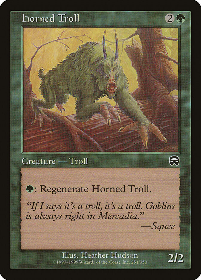 Magic: The Gathering - Horned Troll - Mercadian Masques