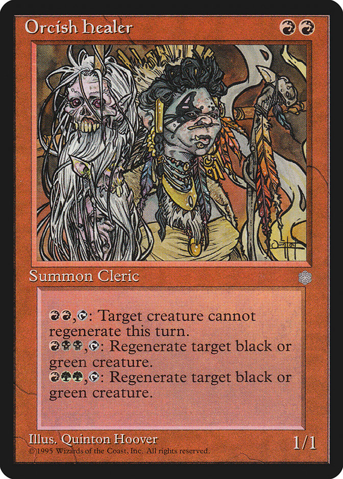 Magic: The Gathering - Orcish Healer - Ice Age