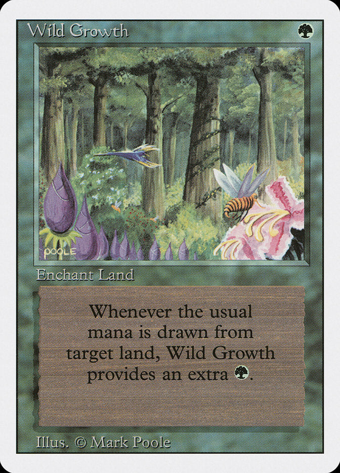 Magic: The Gathering - Wild Growth - Revised