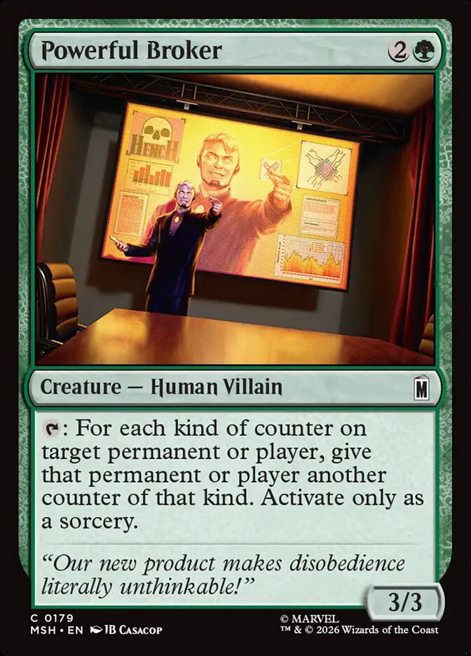 Magic: The Gathering - Powerful Broker - Marvel Super Heroes