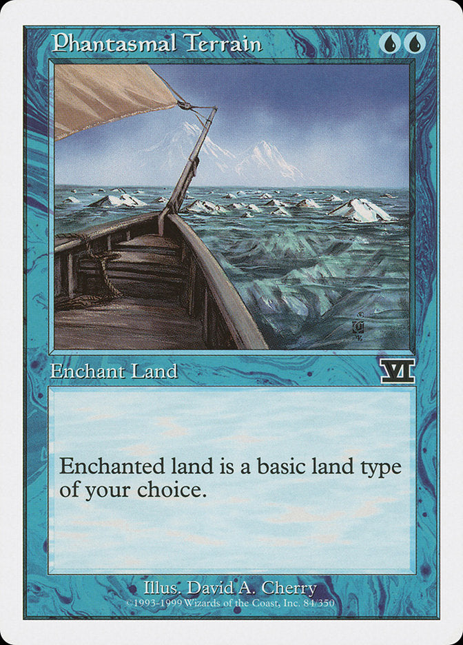 Magic: The Gathering - Phantasmal Terrain - Sixth Edition