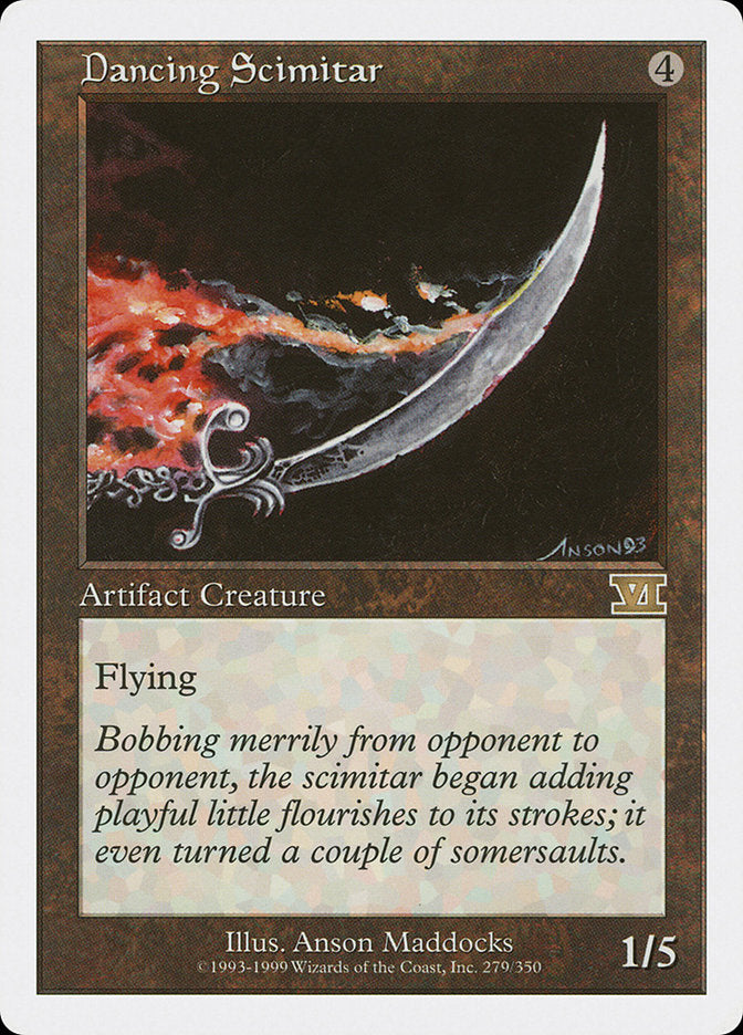 Magic: The Gathering - Dancing Scimitar - Sixth Edition