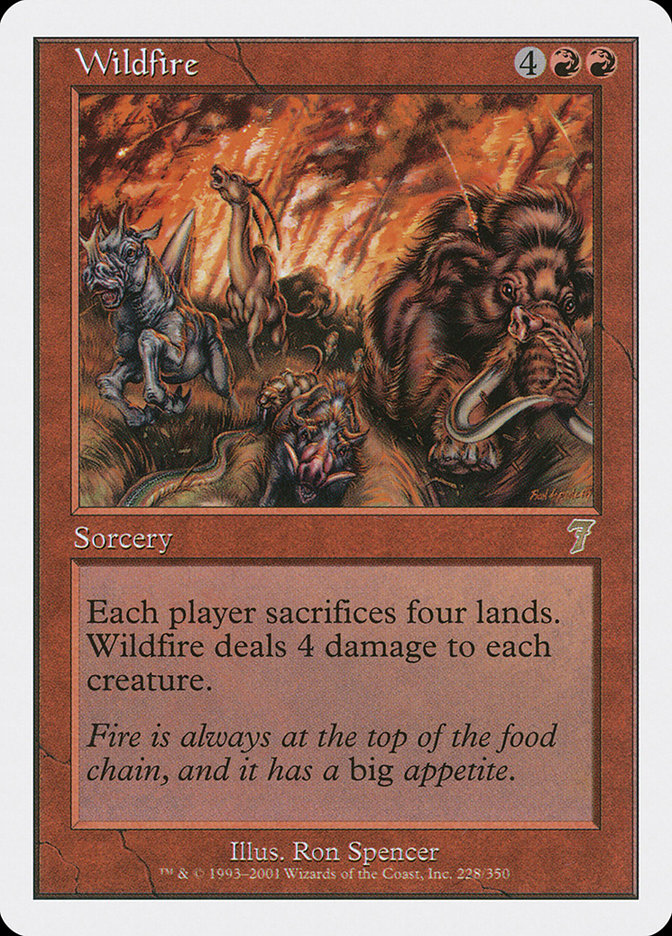 Magic: The Gathering - Wildfire - Seventh Edition