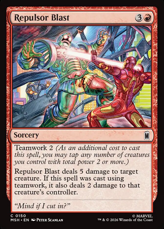 Magic: The Gathering - Repulsor Blast - Marvel Super Heroes