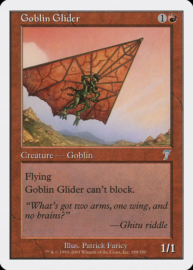 Magic: The Gathering - Goblin Glider - Seventh Edition