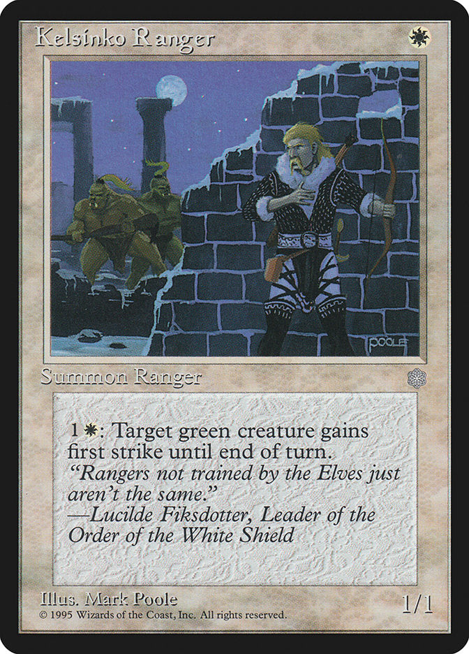 Magic: The Gathering - Kelsinko Ranger - Ice Age