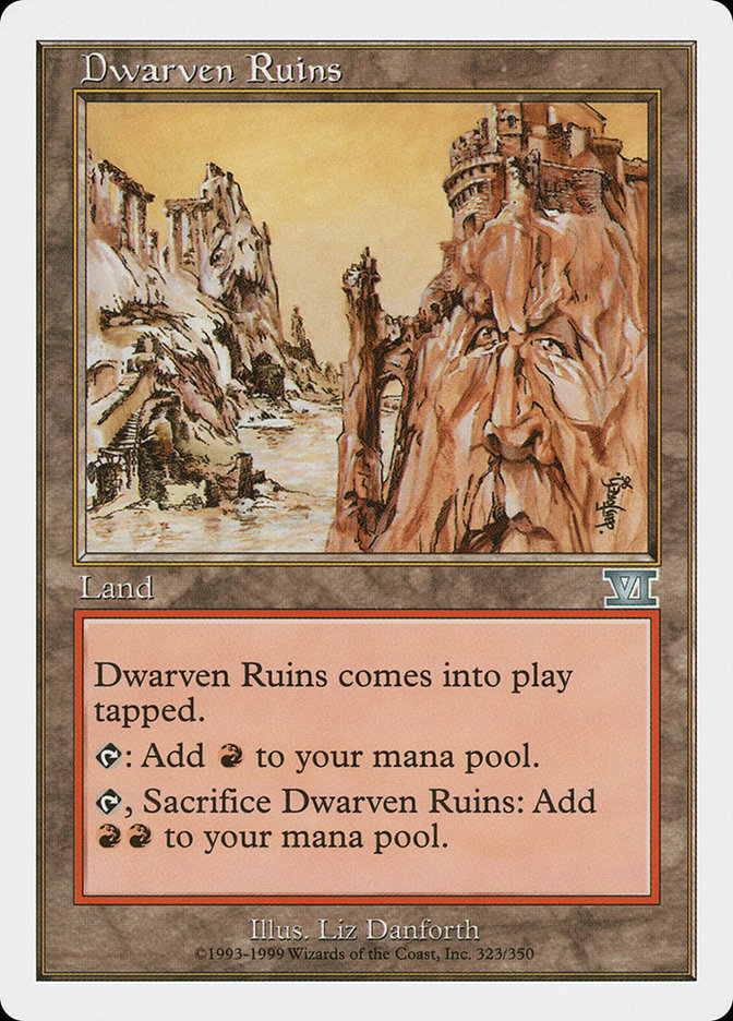 Magic: The Gathering - Dwarven Ruins - Sixth Edition