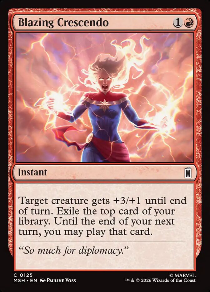 Magic: The Gathering - Blazing Crescendo - Marvel Super Heroes
