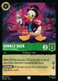Lorcana - Donald Duck - Perfect Gentleman - Fabled