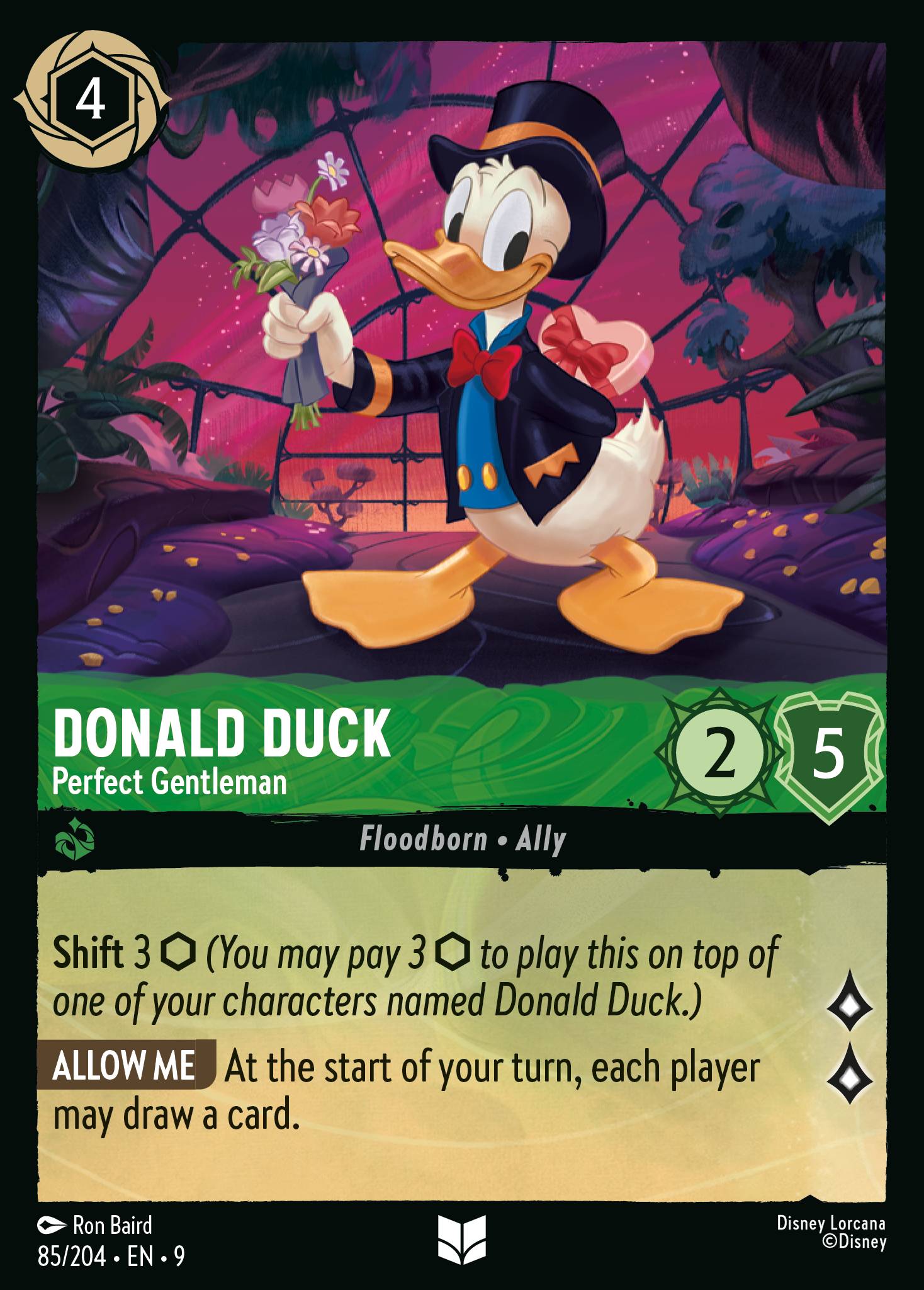 Lorcana - Donald Duck - Perfect Gentleman - Fabled