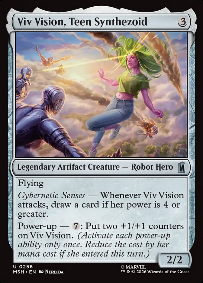 Magic: The Gathering - Viv Vision, Teen Synthezoid - Marvel Super Heroes