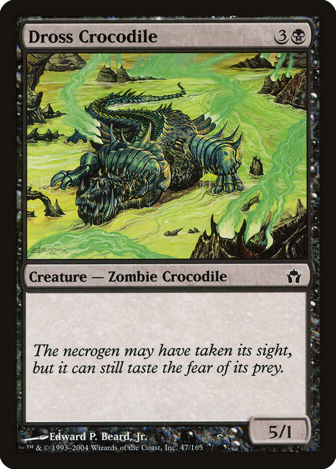 Magic: The Gathering - Dross Crocodile - 5th Dawn