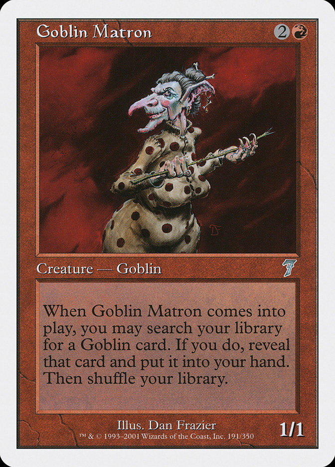 Magic: The Gathering - Goblin Matron - Seventh Edition