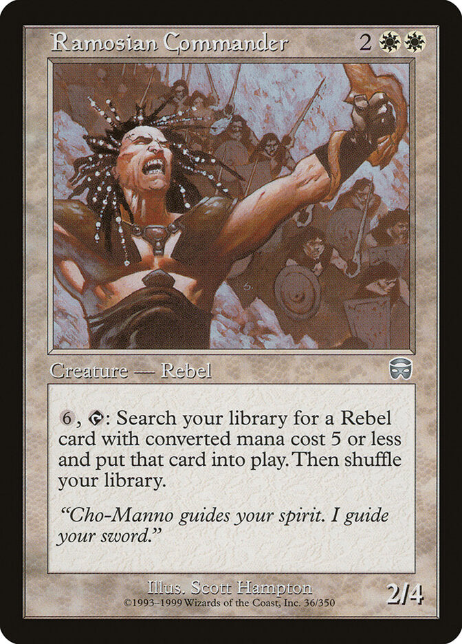 Magic: The Gathering - Ramosian Commander - Mercadian Masques