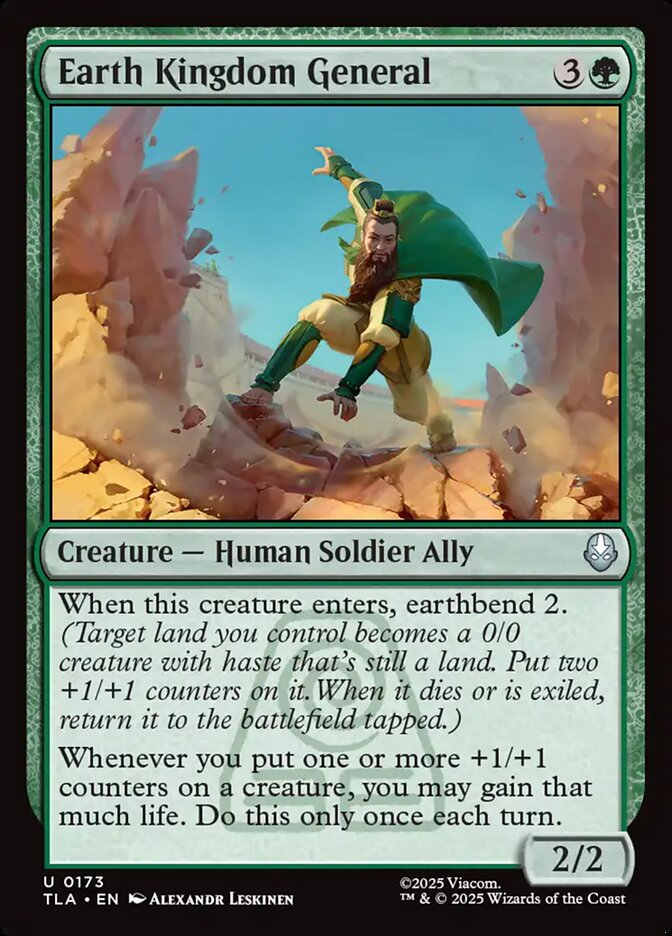 Magic: The Gathering - Earth Kingdom General - Avatar: The Last Airbender