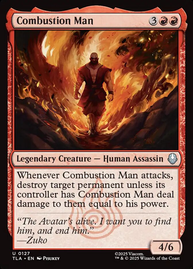 Magic: The Gathering - Combustion Man - Avatar: The Last Airbender