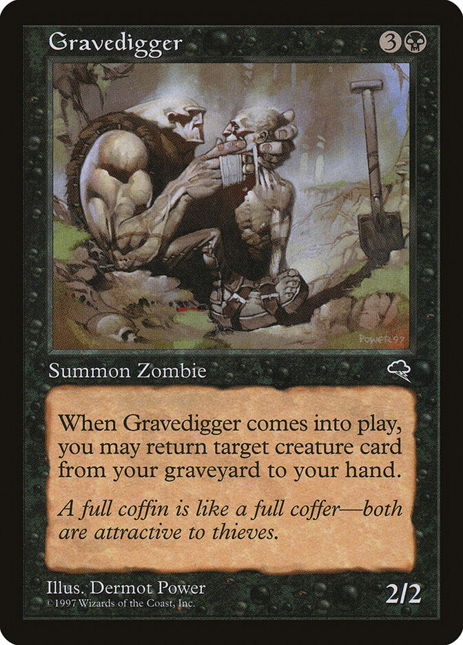 Magic: The Gathering - Gravedigger - Tempest