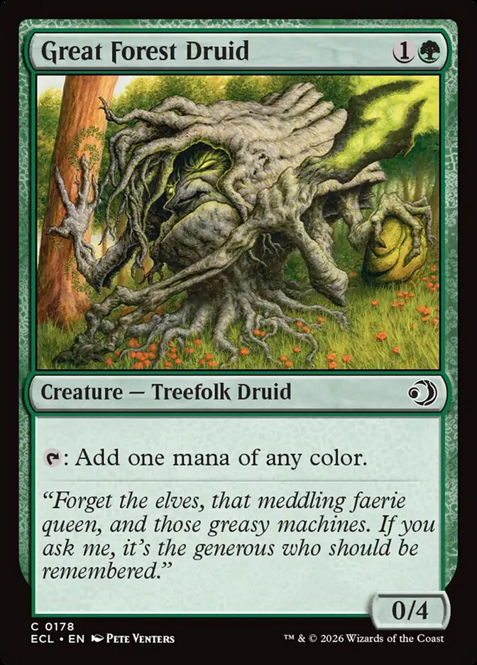 MTG - Great Forest Druid - Lorwyn Eclipsed (SOS)