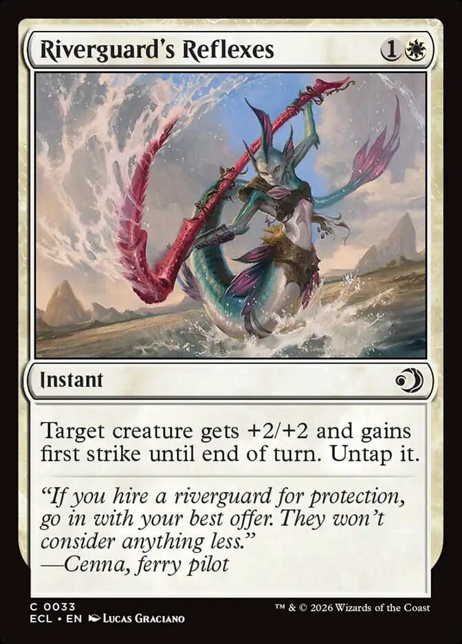 MTG - Riverguard's Reflexes - Lorwyn Eclipsed (SOS)
