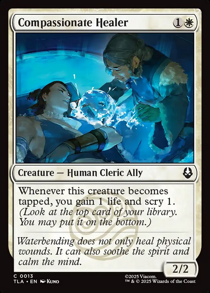 Magic: The Gathering - Compassionate Healer - Avatar: The Last Airbender