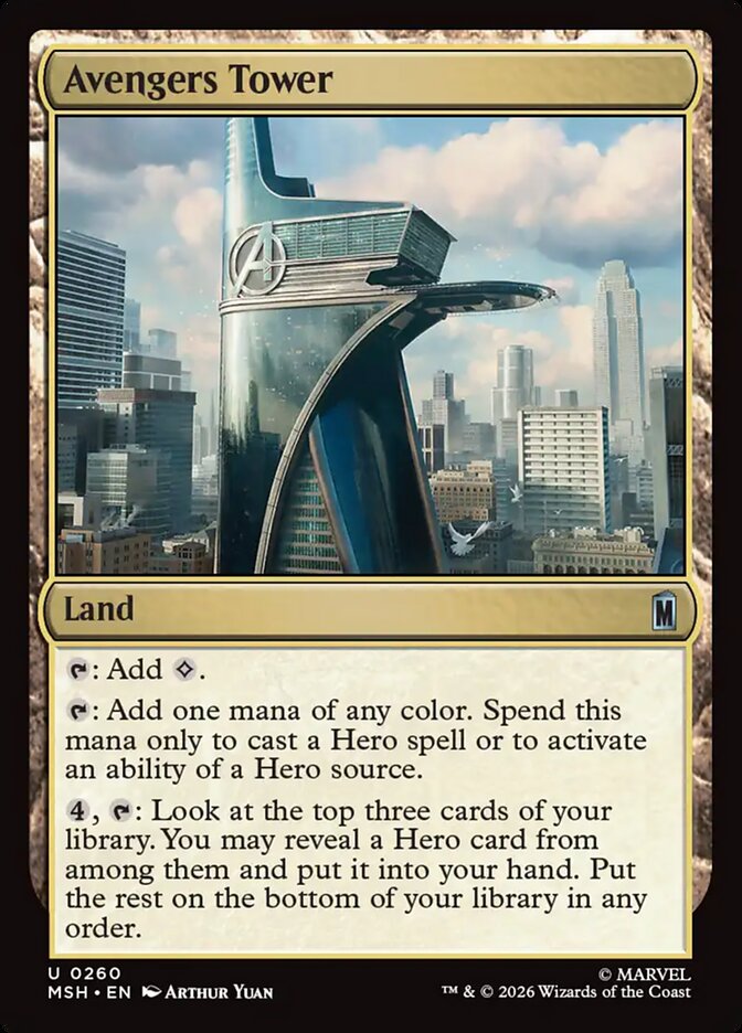 Magic: The Gathering - Avengers Tower - Marvel Super Heroes