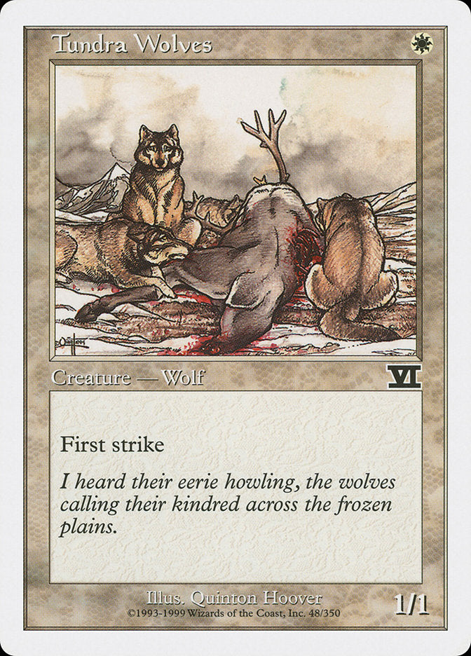 Magic: The Gathering - Tundra Wolves - Sixth Edition
