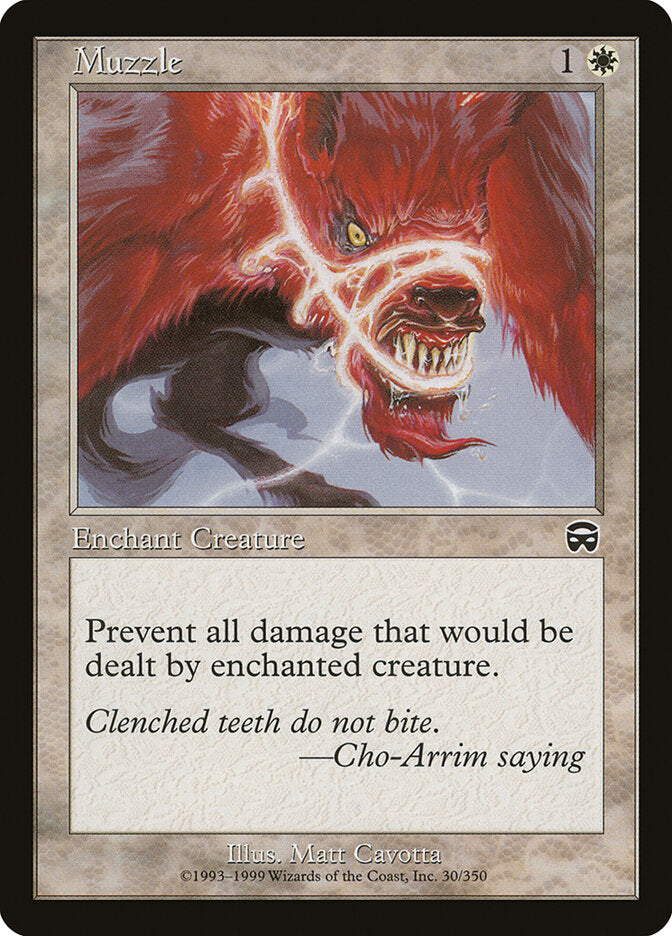Magic: The Gathering - Muzzle - Mercadian Masques