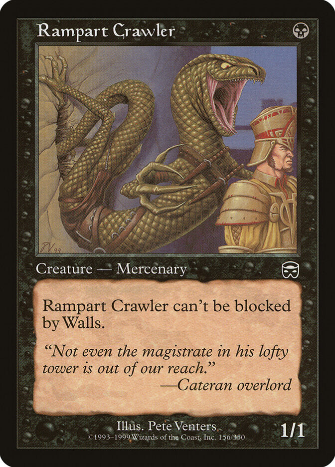 Magic: The Gathering - Rampart Crawler - Mercadian Masques
