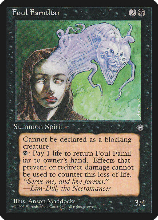 Magic: The Gathering - Foul Familiar - Ice Age