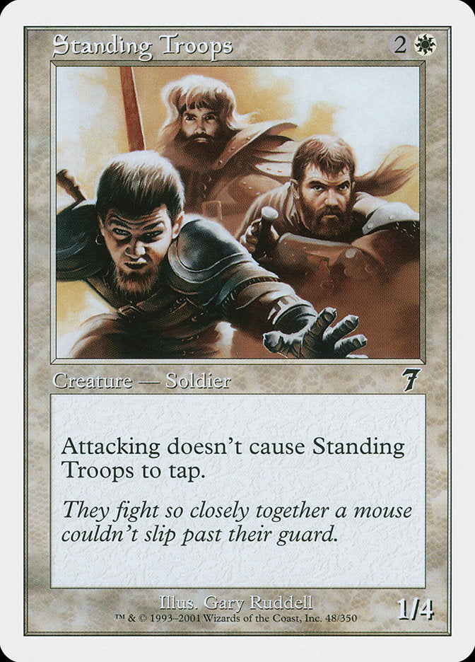 Magic: The Gathering - Standing Troops - Seventh Edition