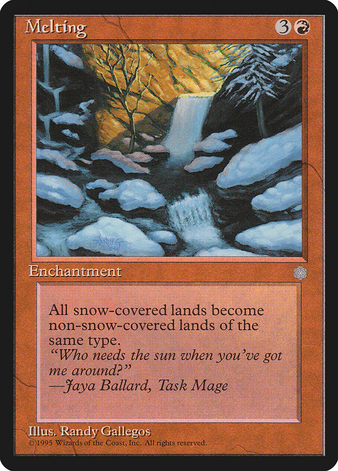Magic: The Gathering - Melting - Ice Age