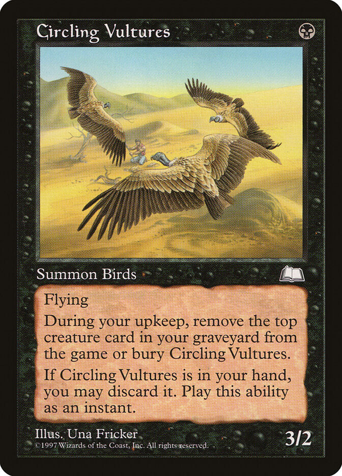 Magic: The Gathering - Circling Vultures - Weatherlight