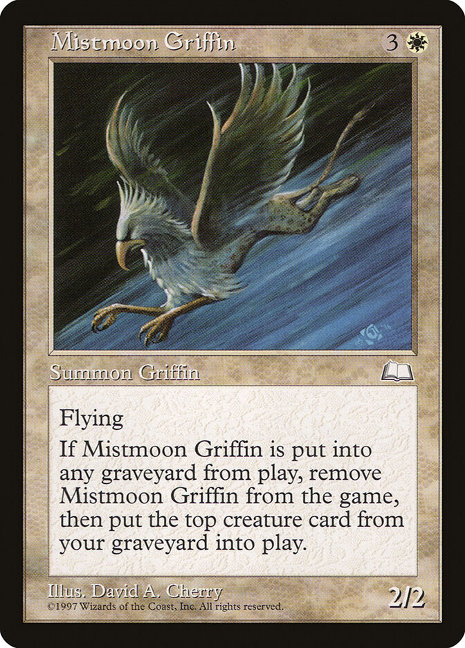 Magic: The Gathering - Mistmoon Griffin - Weatherlight