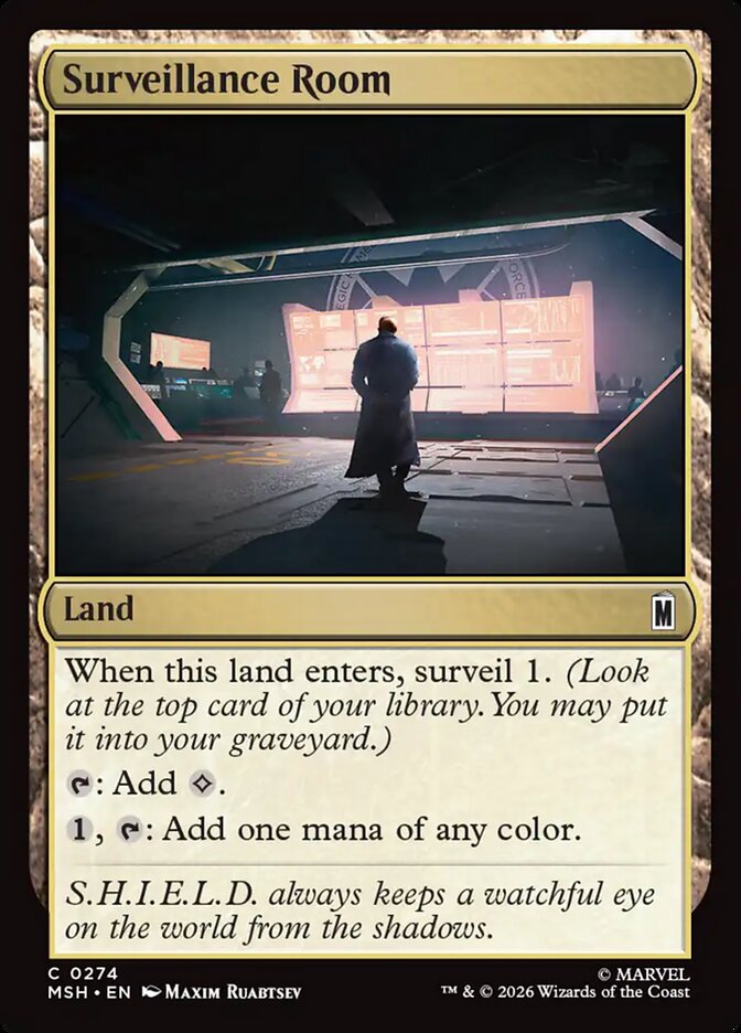Magic: The Gathering - Surveillance Room - Marvel Super Heroes
