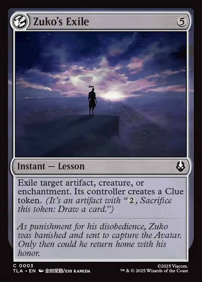 Magic: The Gathering - Zuko's Exile - Avatar: The Last Airbender