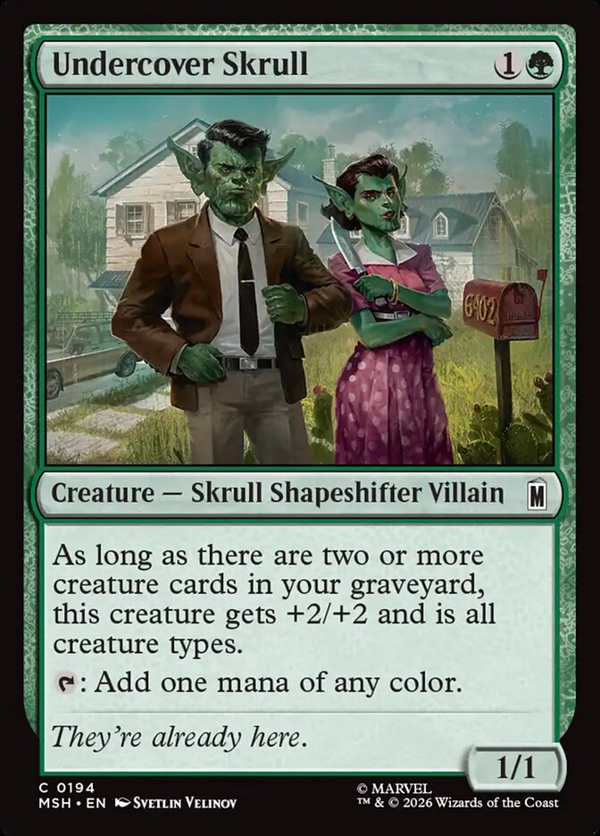Magic: The Gathering - Undercover Skrull - Marvel Super Heroes
