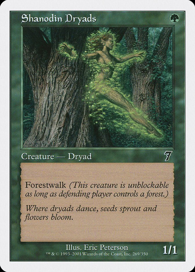 Magic: The Gathering - Shanodin Dryads - Seventh Edition