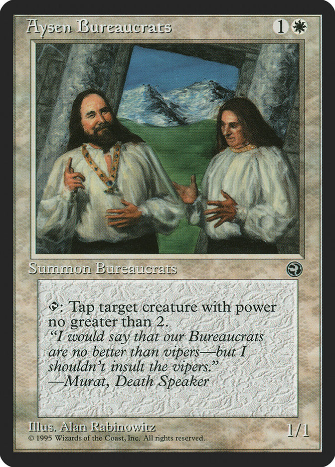 Magic: The Gathering - Aysen Bureaucrats - Homelands