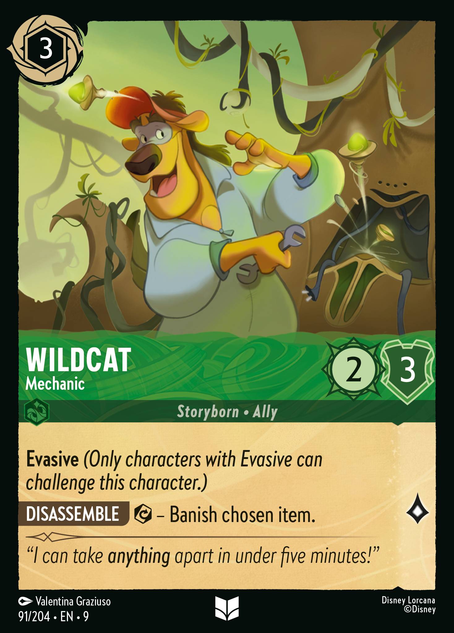 Lorcana - Wildcat - Mechanic - Fabled