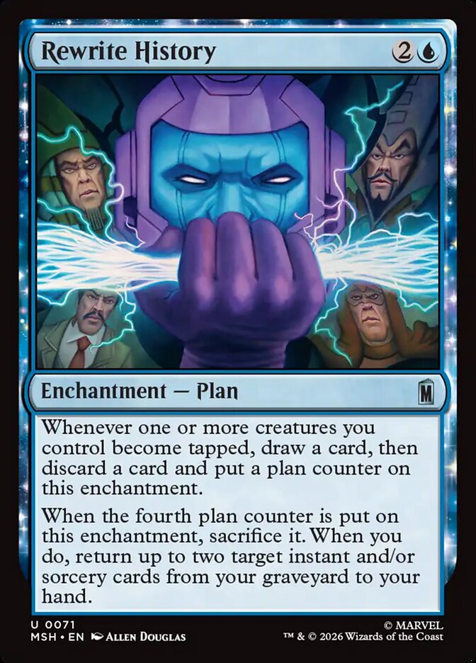 Magic: The Gathering - Rewrite History - Marvel Super Heroes