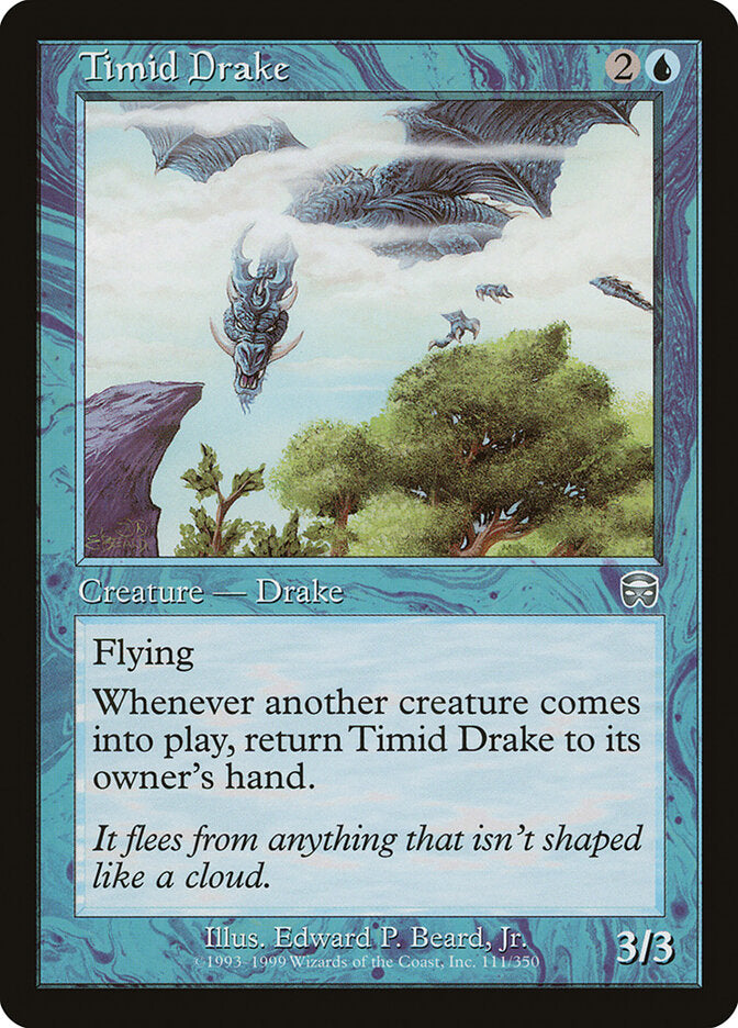 Magic: The Gathering - Timid Drake - Mercadian Masques