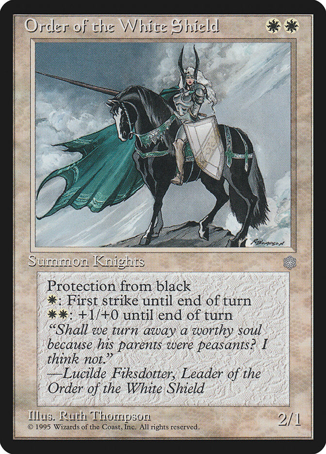 Magic: The Gathering - Order of the White Shield - Ice Age