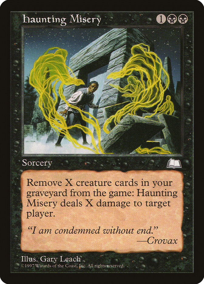 Magic: The Gathering - Haunting Misery - Weatherlight