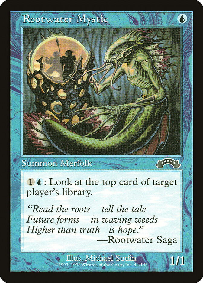 Magic: The Gathering - Rootwater Mystic - Exodus