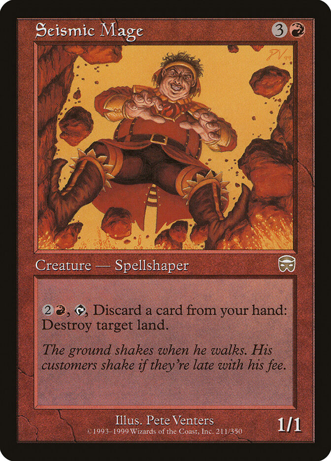 Magic: The Gathering - Seismic Mage - Mercadian Masques