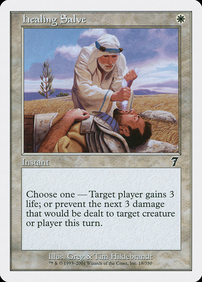Magic: The Gathering - Healing Salve - Seventh Edition