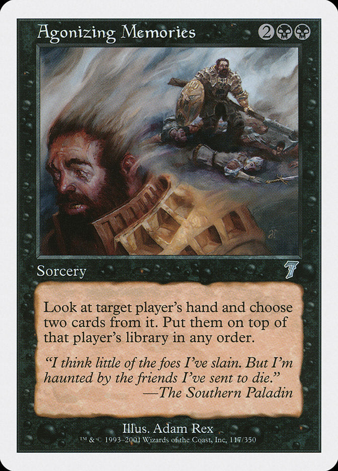 Magic: The Gathering - Agonizing Memories - Seventh Edition